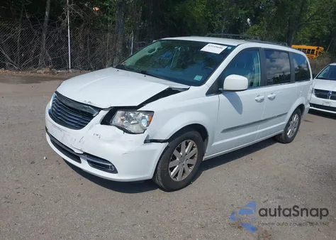 2016 Chrysler Town & Country Touring из США, поврежденный, VIN 2C4RC1BG2GR129324